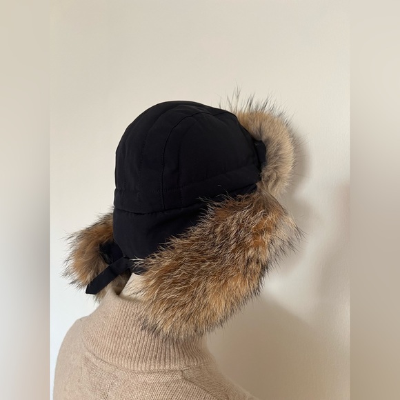 Ladies / Dames Avaiator Hat Canada Goose real fur - Picture 11 of 14